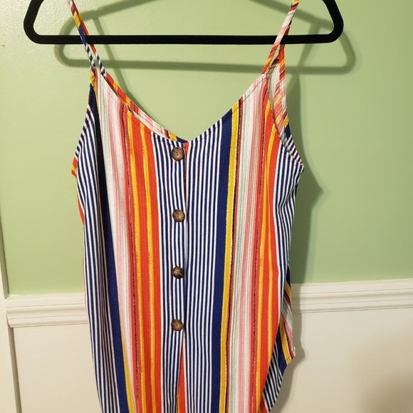 Button Tank Top - Brenda S- Size Large - Picture 3 of 6